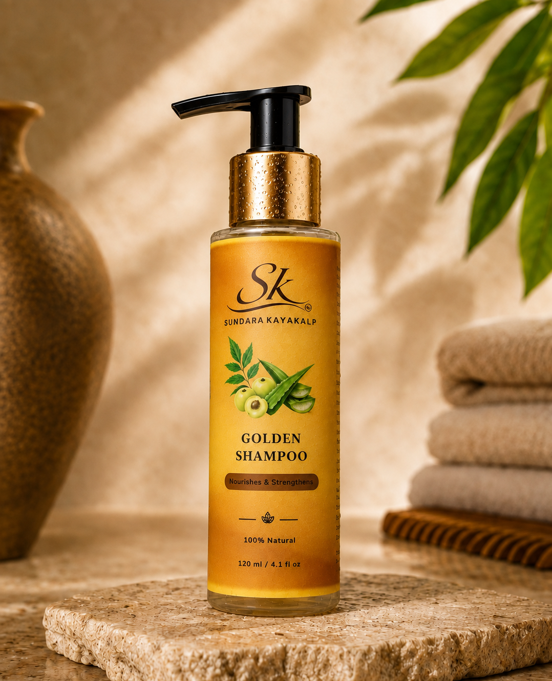 SK_Sundara_Kayakalp_Golden Shampoo