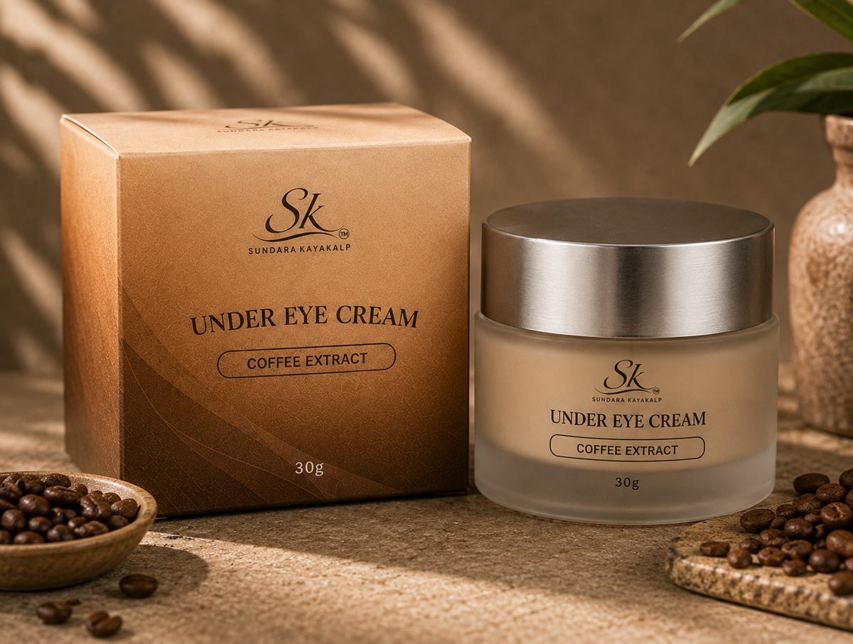Sundara Kayakalp Coffee Extract Under Eye Cream with box